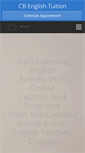 Mobile Screenshot of cbenglishtuition.com